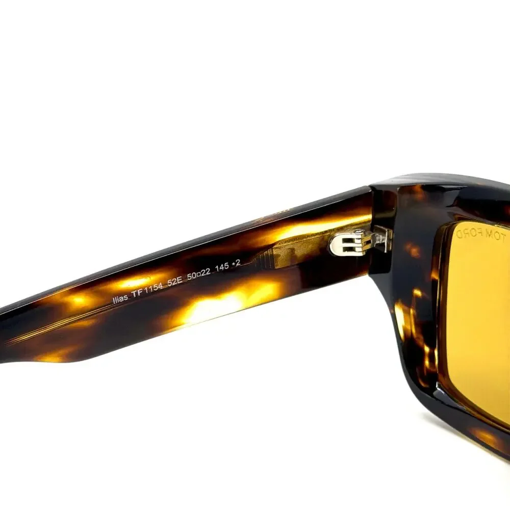 New, TOM FORD Llias Sunglasses TF1154 52E Authentic